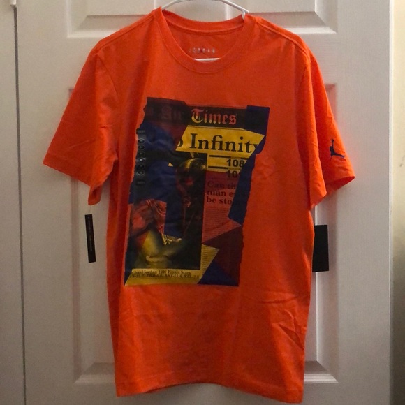 Jordan Other - NWT Air Jordan News Clipping Tshirt in Orange